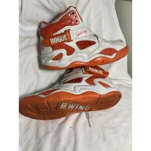 PATRICK EWING ATHLETICS ROGUE #33 Orange & White Men’s Size 7 Basketball Sneaker